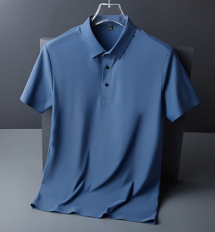 Malcom - Polo casual y transpirable para hombres