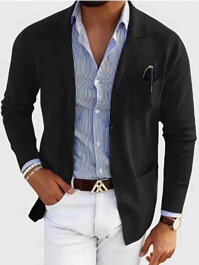 Jordan - Elegante Blazer con Bolsillos para Hombres