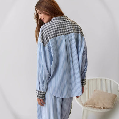 Elenora - Cómodo, casual conjunto de pijama de dos piezas para mujeres
