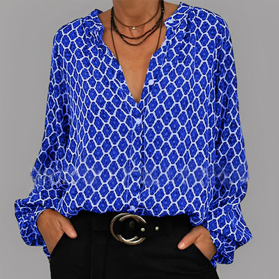 Raegan - Camiseta de manga larga casual y elegante para mujer