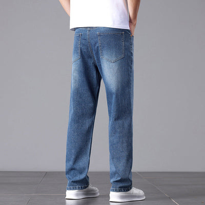 Allan - Pantalones Straight Casual para Hombres