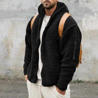 Burton - Chaqueta de peluche con capucha para hombres