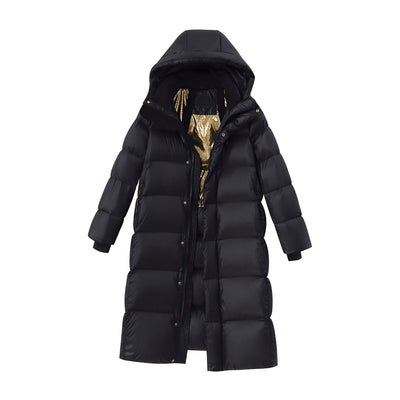 Mildred - Casual larga chaqueta de plumas para mujeres