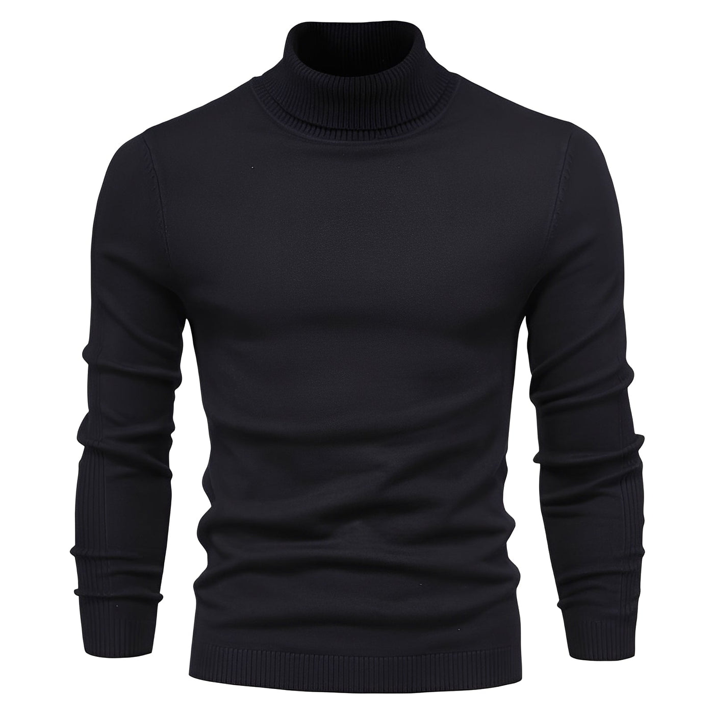 Jonah - Sencillo suéter de cuello alto para hombres