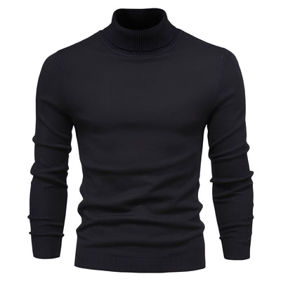Jonah - Sencillo suéter de cuello alto para hombres