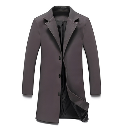 Johnson - Elegante formal abrigo de lana para hombres