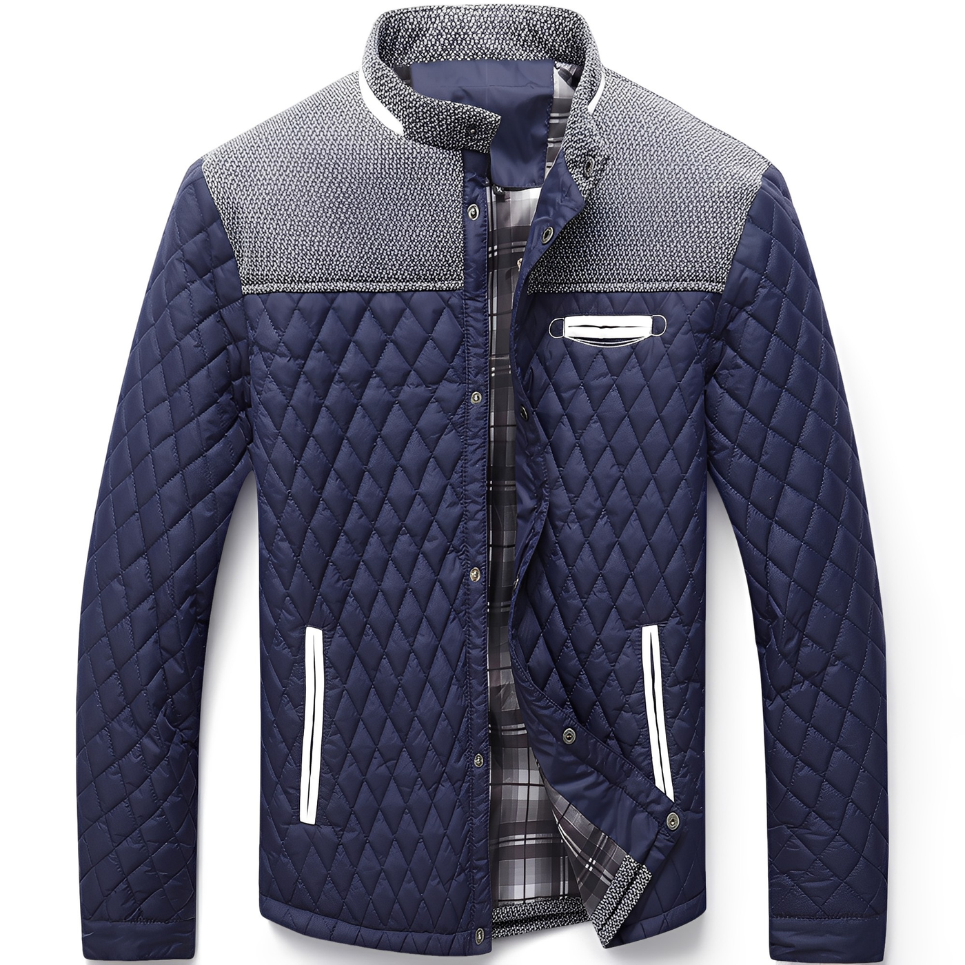 Alvin - Casual, chaqueta acolchada para hombres