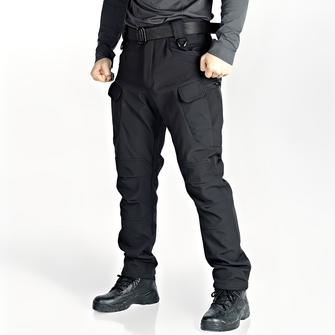 Brendon - Pantalones tácticos de senderismo con múltiples bolsillos para hombres