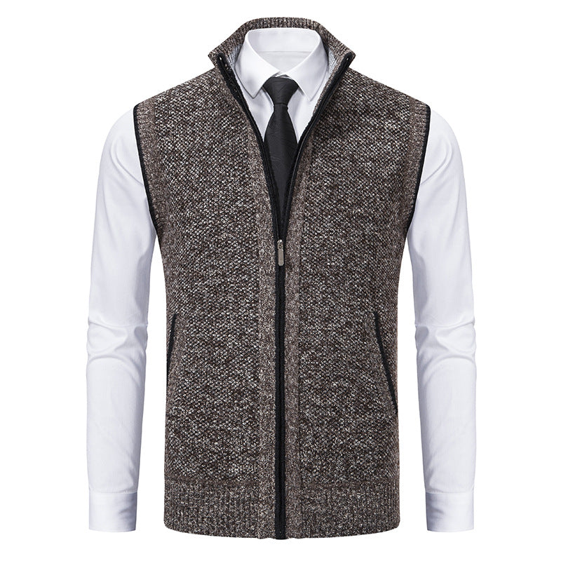 Samuel - Elegante Chaleco con Cremallera para Hombres