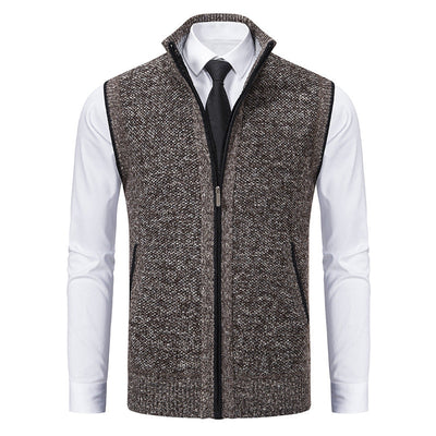 Samuel - Elegante Chaleco con Cremallera para Hombres
