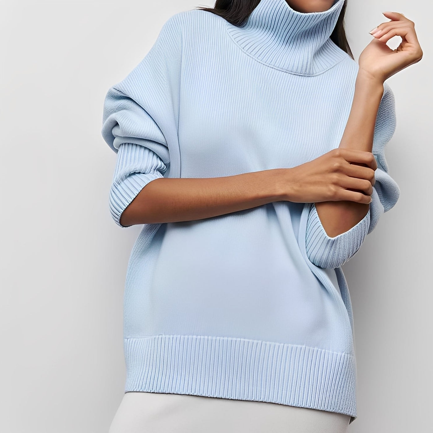 Sharon - Suéter casual, holgadamente ajustado para mujeres