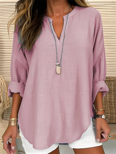 Joisse - Camiseta casual holgada para mujer