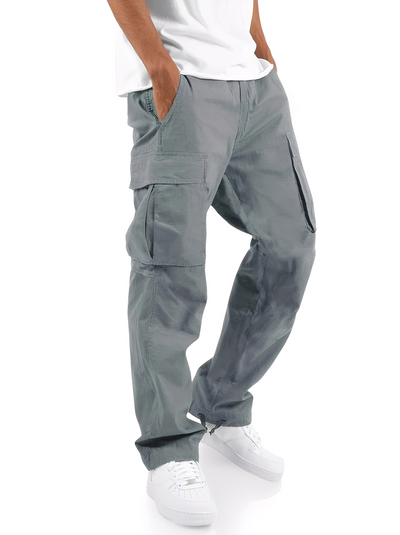 Cooper - Pantalones cargo casuales con cordón para hombres