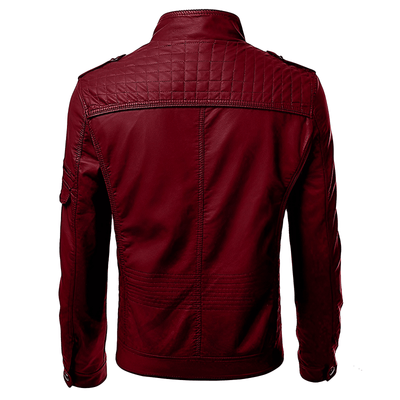 Lucas - Lujosa Chaqueta de Cuero en Estilo Moderno