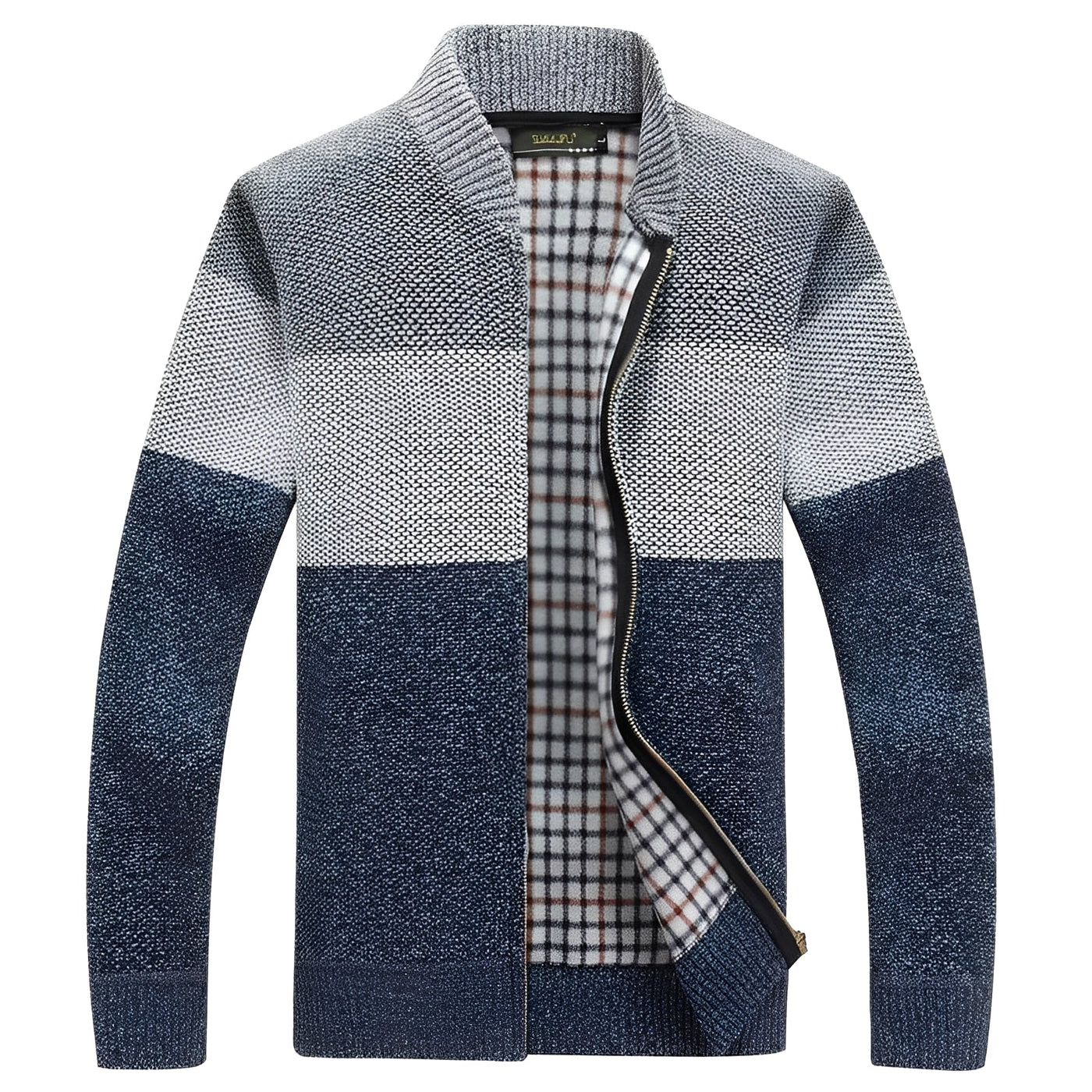 Samson - Chaqueta casual con forro de polar para hombres