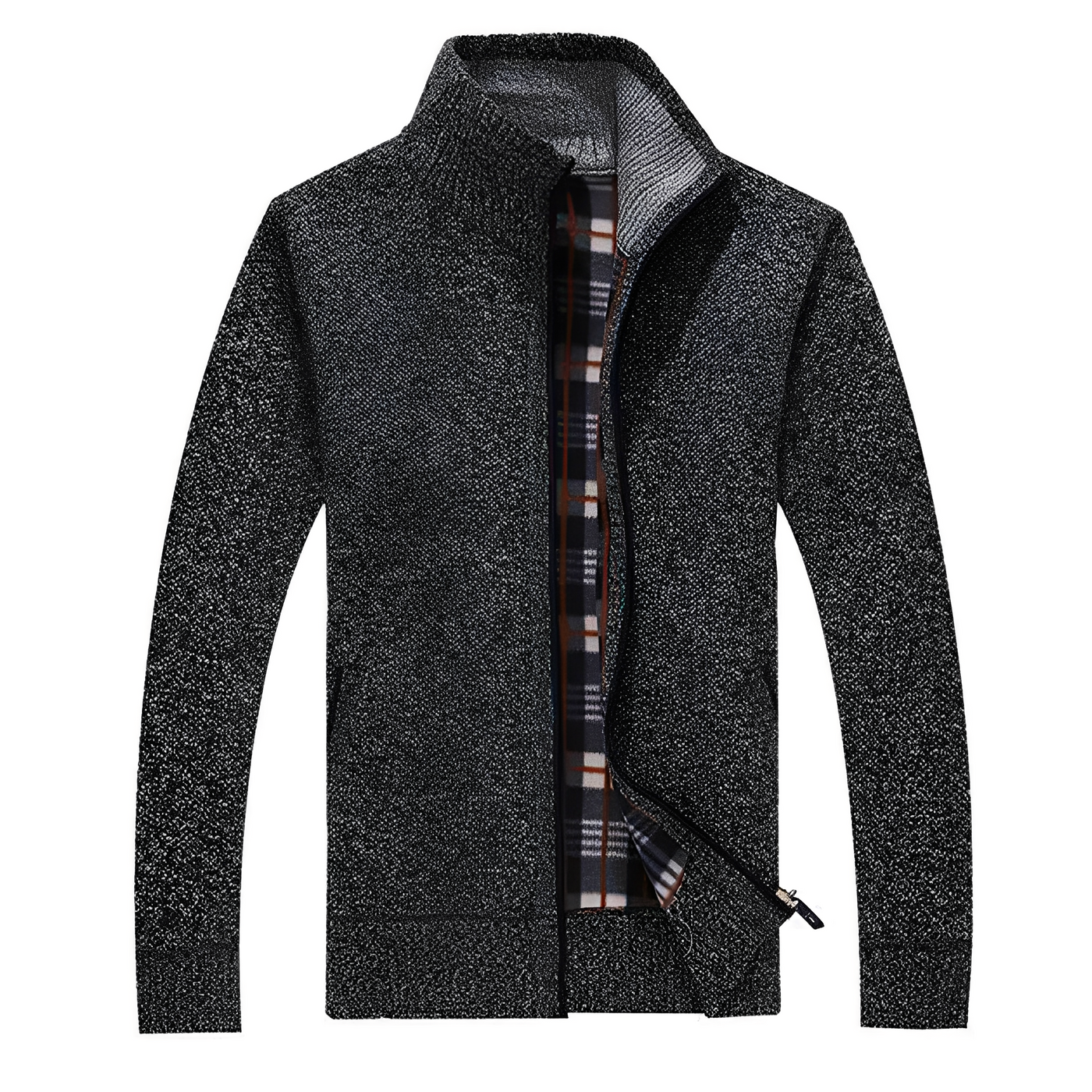 Malinda - Elegante Cardigan con forro de felpa suave para hombres