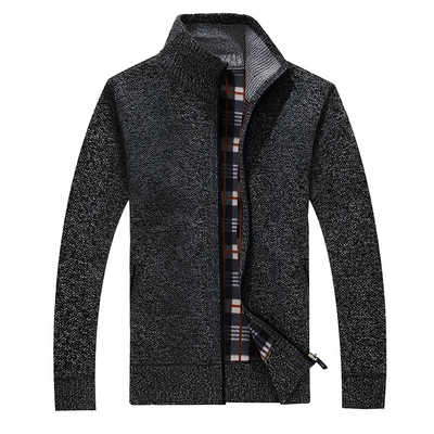 Malinda - Elegante Cardigan con forro de felpa suave para hombres