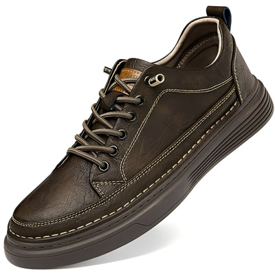Damion - Clásicos Zapatillas de Cuero para Hombres