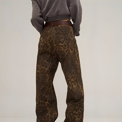 Felecia - Elegante impresa Baggy-Jeans para mujeres