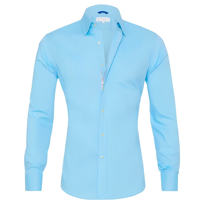 Andrew - Camisa casual, formal y sin arrugas para hombres