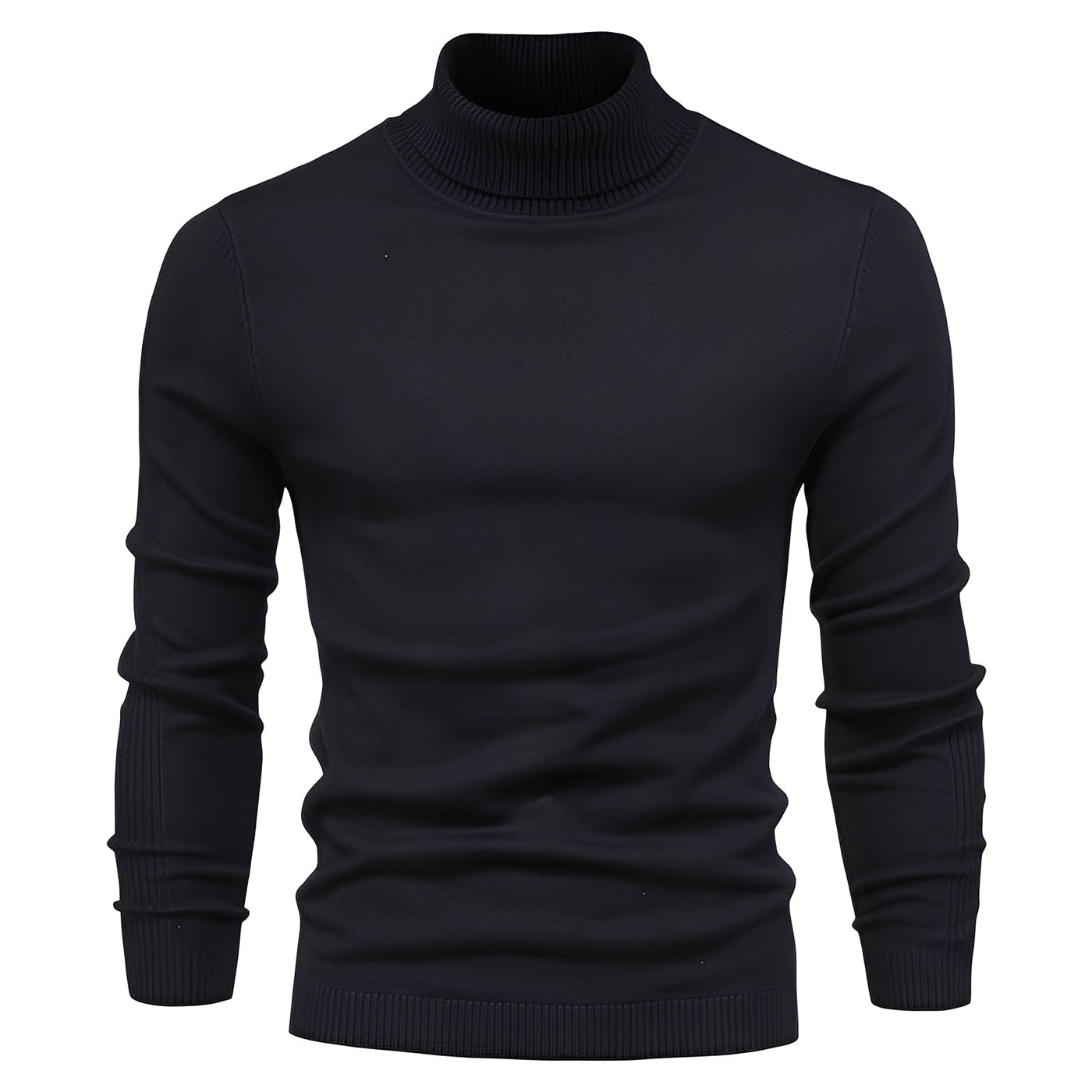 Garnett - Jersey de Cuello Alto Casual para Hombres