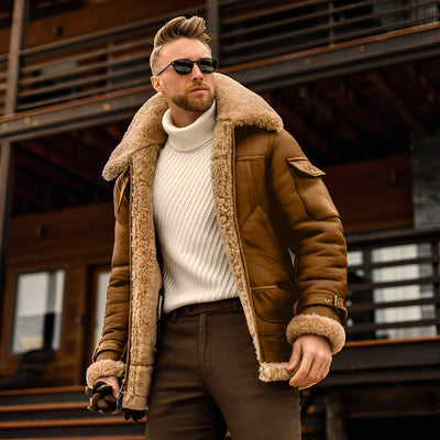 Jarod - Elegante chaqueta de invierno con forro polar para hombres
