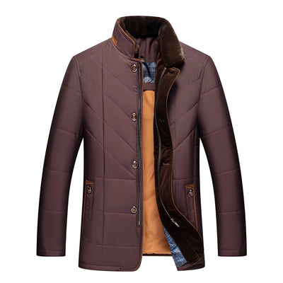 Rodney – Elegante, chaqueta acolchada con botones para hombres