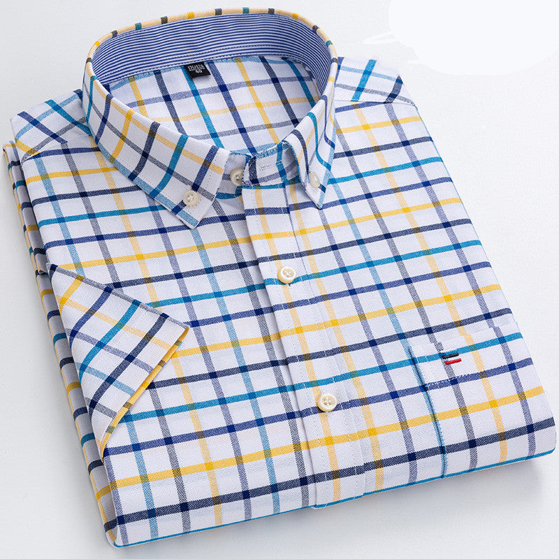 Desmond - Camisa suave y casual con bolsillo en el pecho para hombres