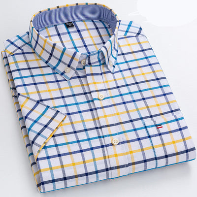 Desmond - Camisa suave y casual con bolsillo en el pecho para hombres