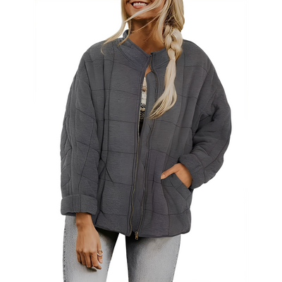 Luana - Chaqueta acolchada informal con bolsillos para mujeres