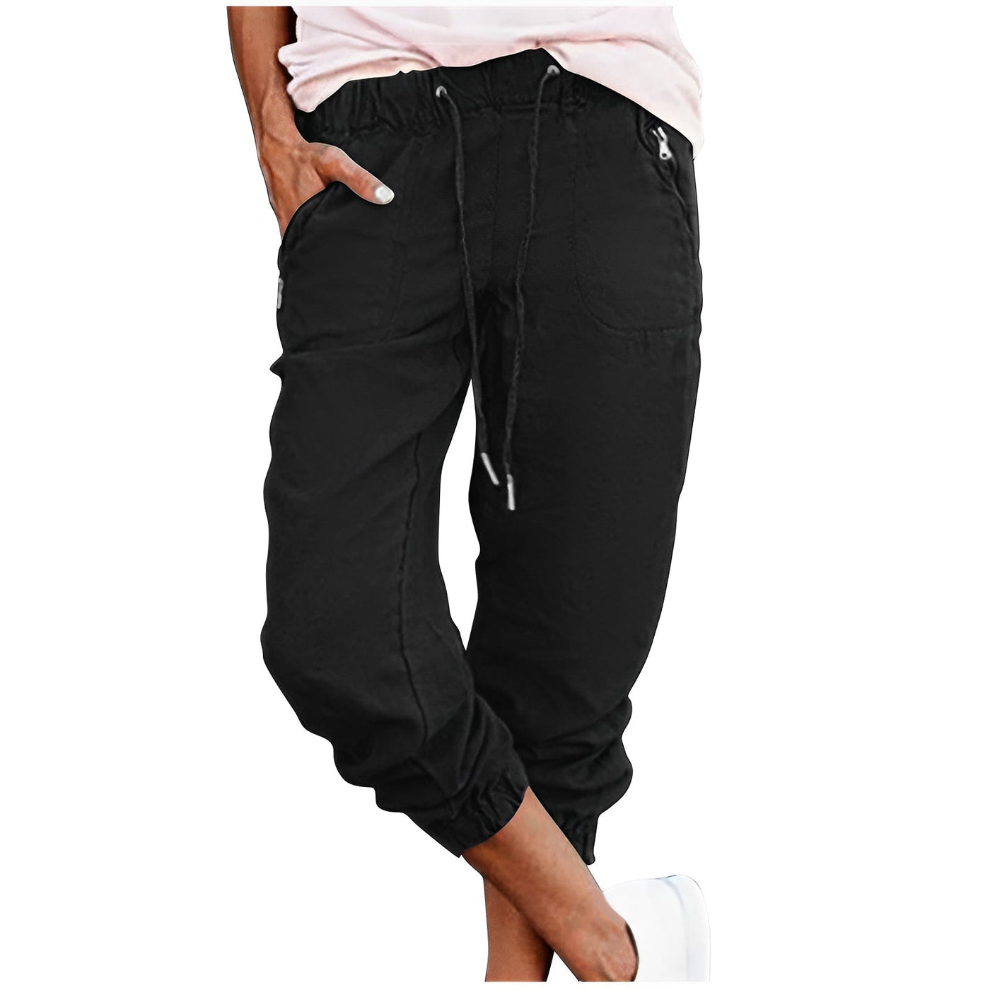 Evalyn - Elegante elástica pantalón cargo para mujeres