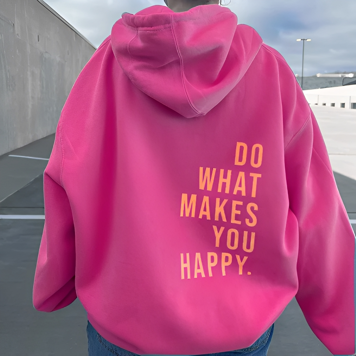 Jasmin – Sudadera con Capucha Moderna con Estampado
