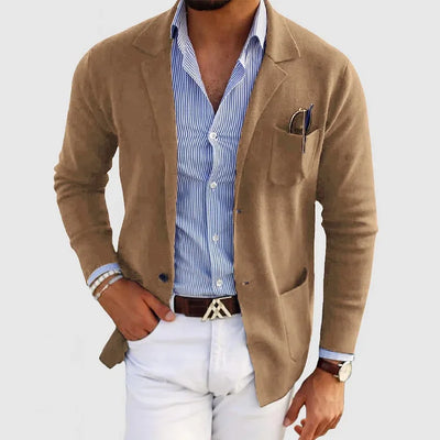 Nico – Elegante blazer de hombre con solapa y botones