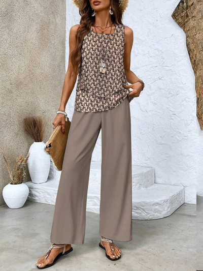 Avie - Conjunto de Dos Piezas Serenity para una Elegancia Moderna