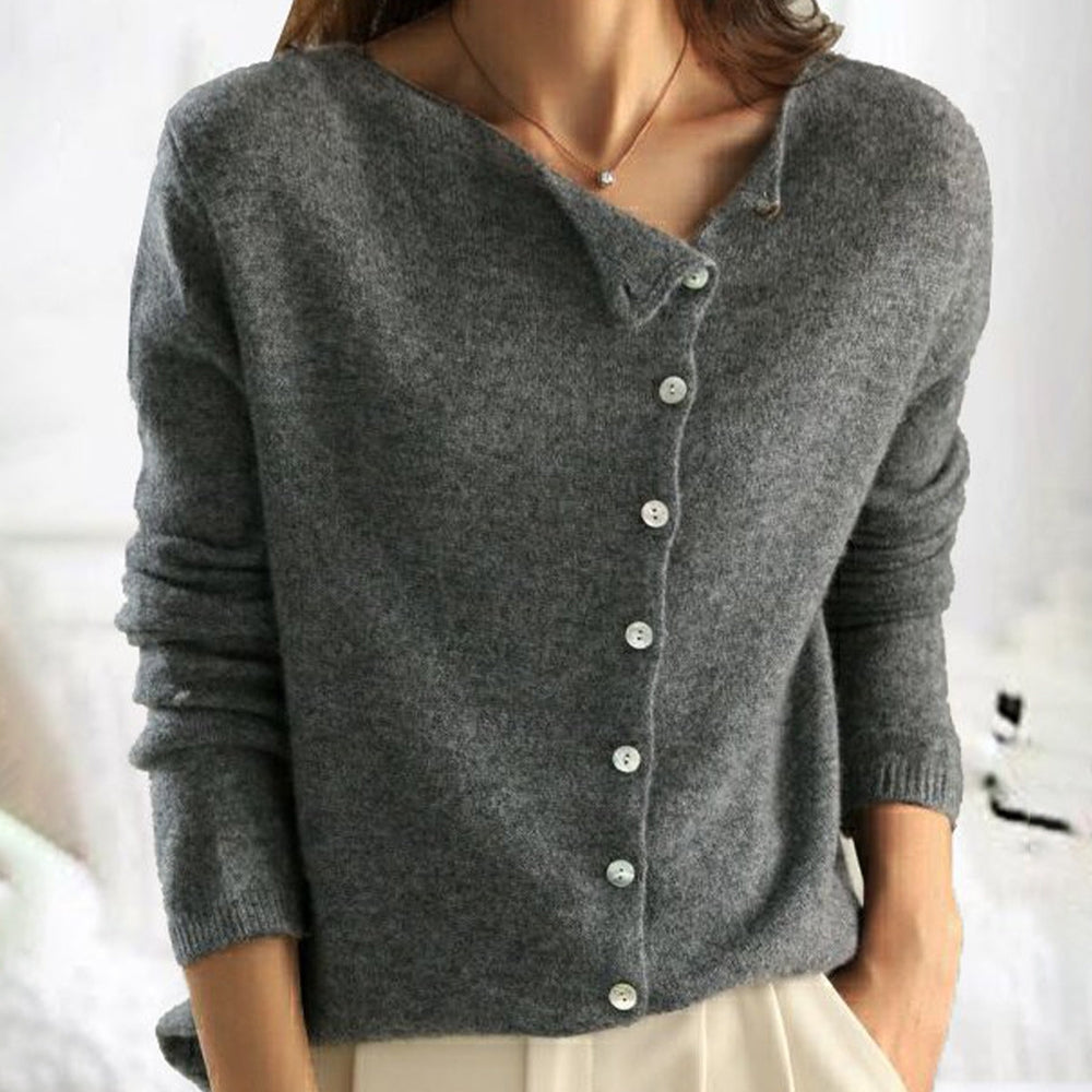 Zuri – Jersey Elegante con Botones