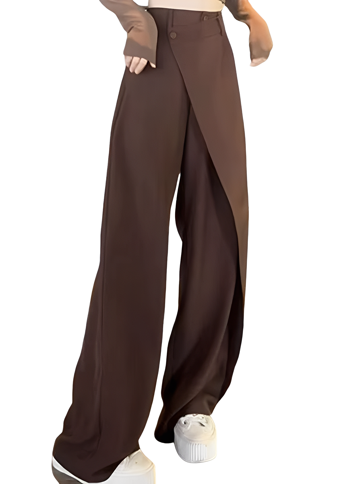Samantha - Pantalones casuales anchos para mujer