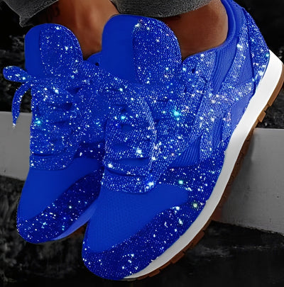 Kaycee - Brillantes, casuales Muffin-Sneaker para mujer