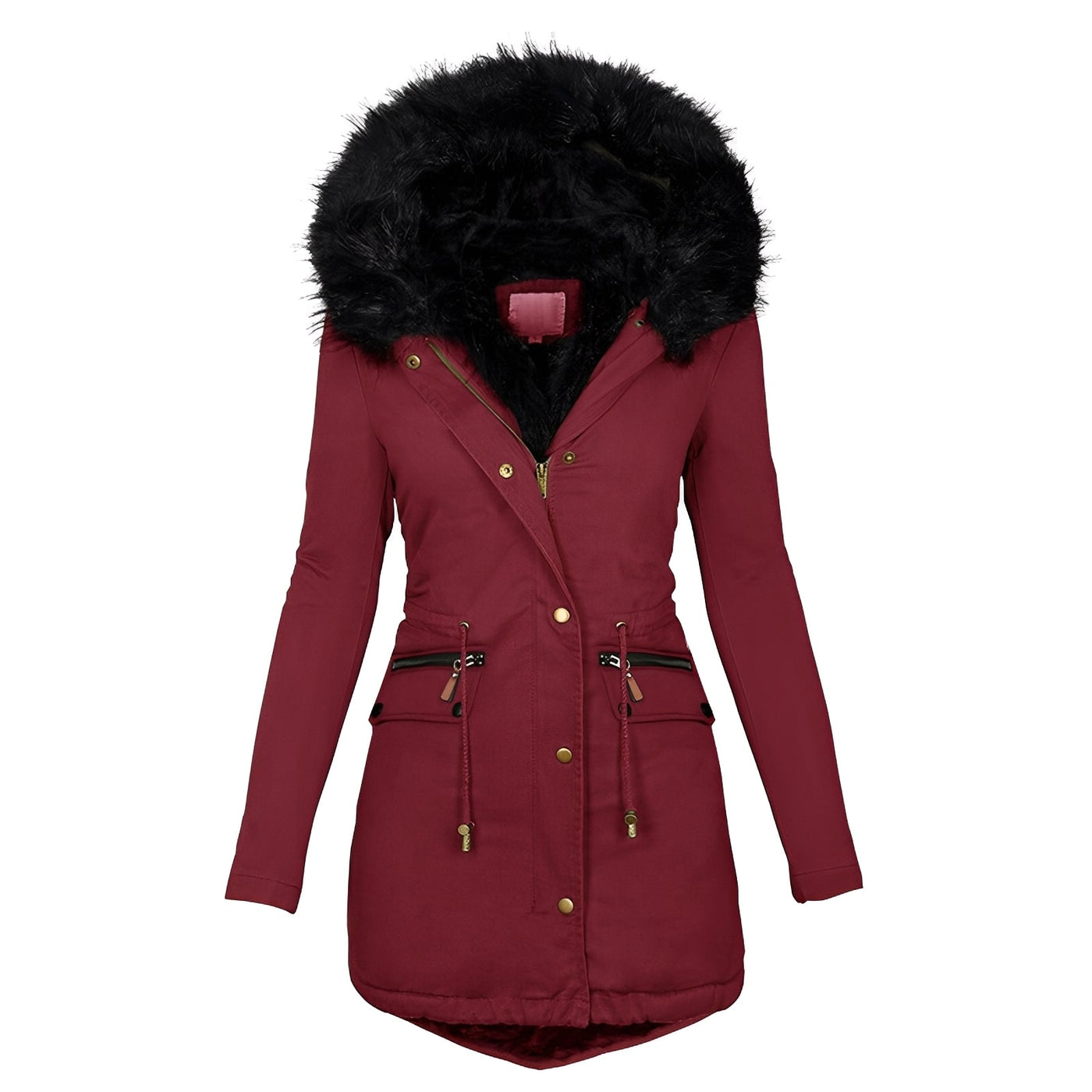 Camilla - Elegante, cálida chaqueta de piel para mujeres