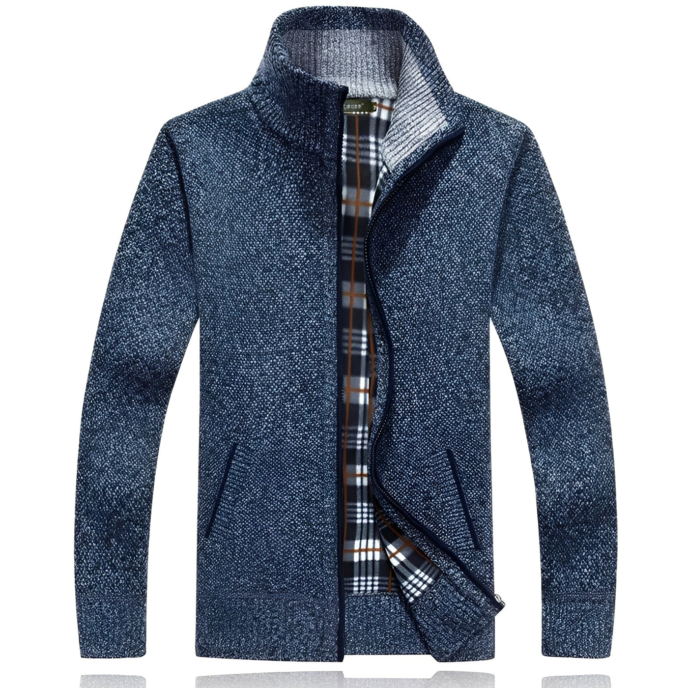 Malinda - Elegante Cardigan con forro de felpa suave para hombres