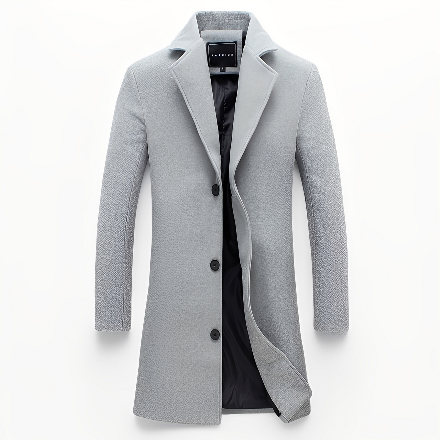 Johnson - Elegante formal abrigo de lana para hombres