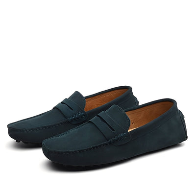 Joshua - Elegantes mocasines de gamuza para hombres