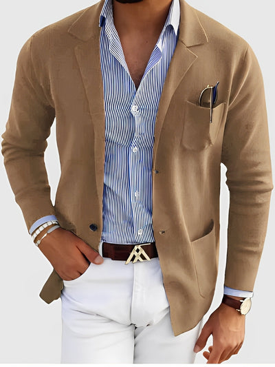 Jordan - Elegante Blazer con Bolsillos para Hombres