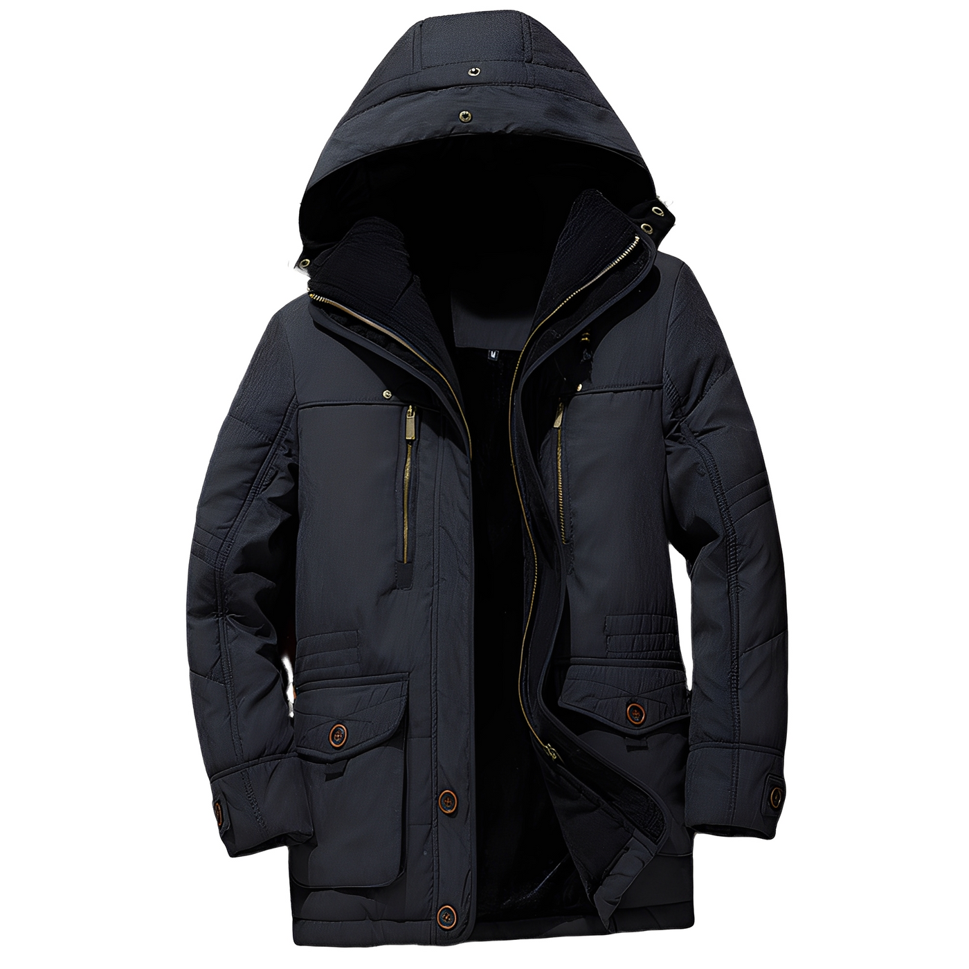 Romilly - Elegante grueso abrigo para hombres