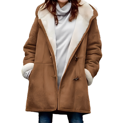 Madilyn - Abrigo Duffle con Capucha para Mujeres