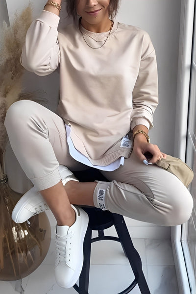 Kristine - Conjunto de sudadera y pantalones casual para mujeres