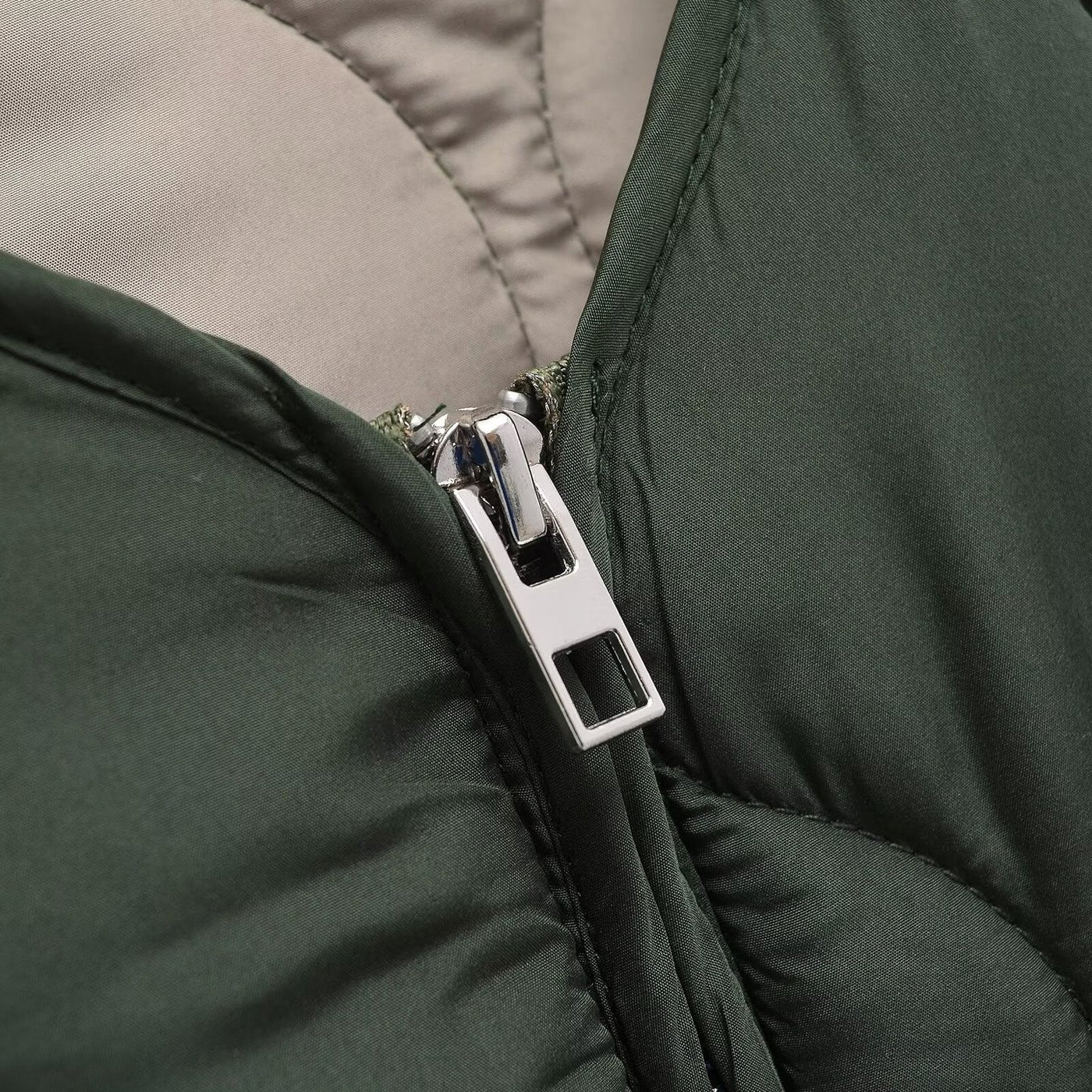 Thelma - Abrigo casual con acolchado de rombos para mujeres