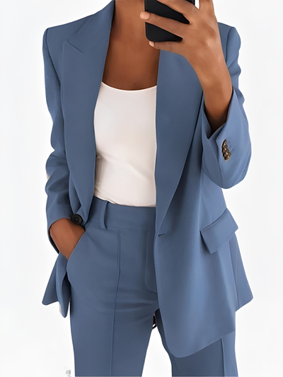 Muriel - elegante conjunto de blazer para el look de negocios para mujeres