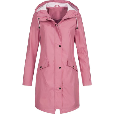 Jessica - Versátil largo impermeable abrigo para mujeres