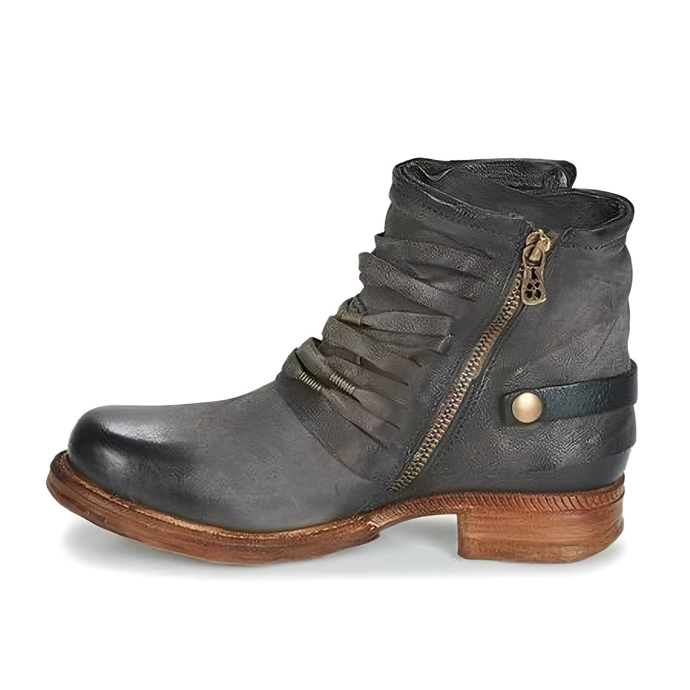 Jacqueline - Elegantes Botines de Cuero para Mujeres