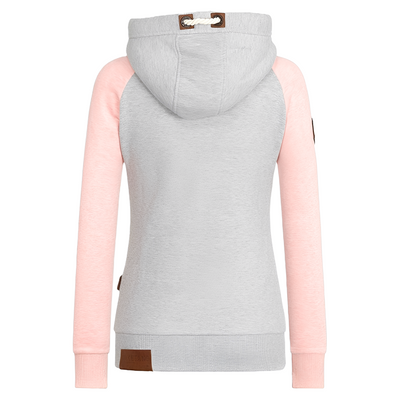 Elinor - Cómodo sudadera con capucha y cremallera para mujer